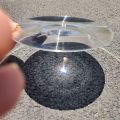 1Pc Portable Diameter 200mm (7.9'') Fresnel Lens Focal Length 100mm Clear Acrylic Lens Polished Ground Edges Optical 3D Lens Physics Classroom.