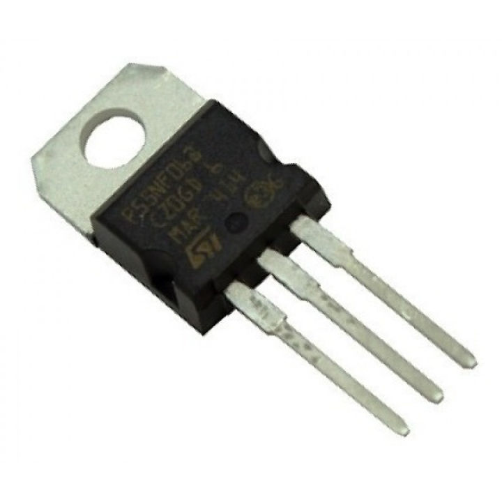 Nifty Niche - P55NF06 STP55NF06 55NF06 55N06 MOSFET 55A 60V 95W N-Channel TO-220 3 Pin Leads - Tools, DIY & Outdoor - Excellent