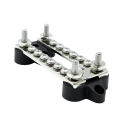 Dual Row Bus Bar Electrical Terminal Junction Box 12V 150A 4 Studs. 