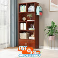 Best Choice Book Shelf Shelving Stand Display Shelve Engineered Wood Bookshelf Showpiece Rack with Storage Cabinet by RK Furniture.