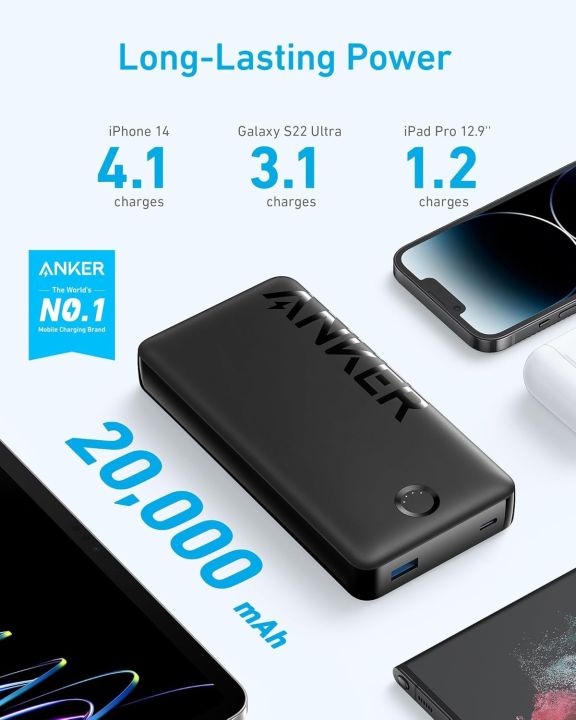 ANKER%20Portable%20Charger,%2020,000mAh%20Power%20Bank,%20Battery%20Pack%20with%201%20USB-A%20and%201%20USB-C%20Ports,%2015W%20Max%20Charging%20for%20iPhone%20-%20Image%202