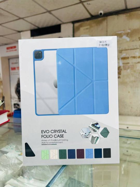 EVO%20Crystal%20Folio%20Case%20for%20iPad%20(A16)%2011th/10th%20Generation%20(2025/2022)%20%5BAuto%20Sleep/Wake%20Cover%5D%20%5BPencil%20Holder%5D%20%5BSoft%20Flexible%20Case%5D%20Rugged%20Series%20for%20Apple%20iPad%2010th/11th%20Gen%20Multi%20Folding%20Style%20Transparent%20Back%20Cover%20-%20Image%202