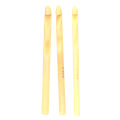 12pcs Crochet Hooks Bamboo Smooth Handcrafted Knitting Needles for Crocheting Shawl. 