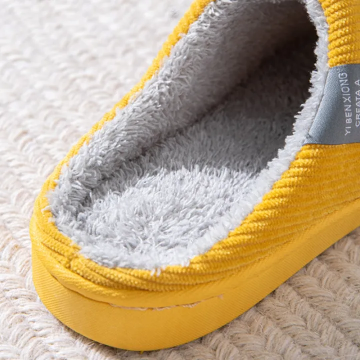 Winter%20Warm%20Cotton%20Slippers%20For%20Men%20Home%20Stripe%20Designer%20Shoes%20Non-Slip%20Indoor%20Slides%20Couple%20Women%20Shoes%20Classic%20Men%20Slippers%20-%20Image%205