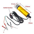 DC 12v 30L/M Mini Submersible Pump 51mm dia For Pumps Diesel Oil Water - Submersible Pump for Transfer Water Oil Fuel - Bottle Pump. 