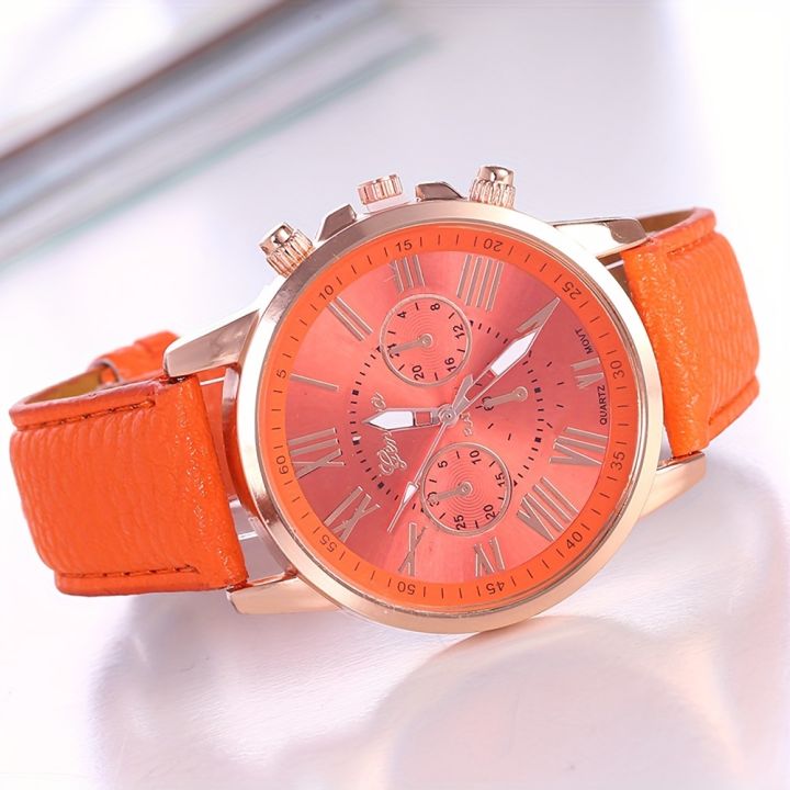 Casual%20Roman%20Numeral%20Wrist%20Watches%20Women%20Simple%20Elegant%20Pointer%20Round%20Quartz%20Watch%20-%20Image%203