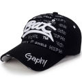 Spring New Ripped Baseball Cap Men's Three-dimensional Embroidery BAT Patch Sun Hat Women's Outdoor Sun Hat.