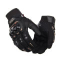 PROBIKER- Moto sports gear Motorcycle Racing Synthetic Leather FULL Finger Hand Gloves With Protection Bike Safety For BIKER. Black. 