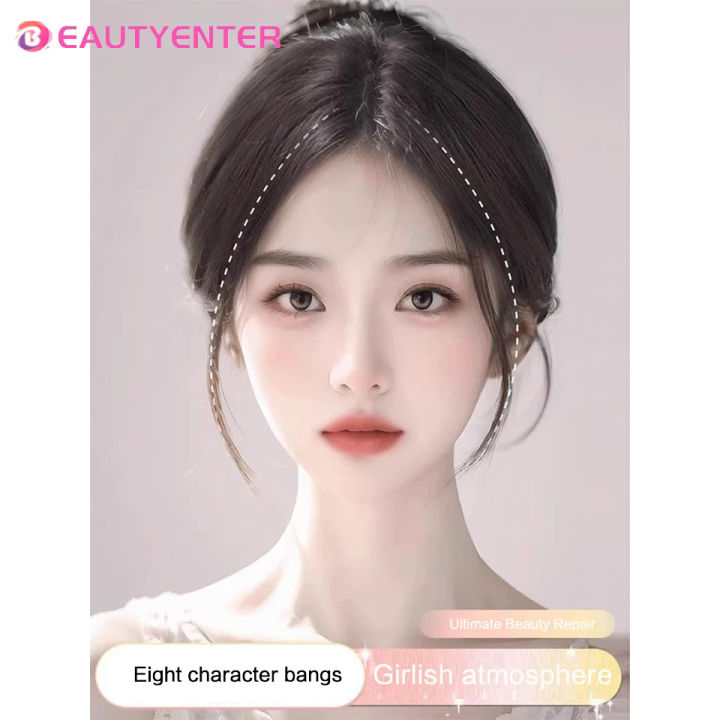 BeautyEnter%20Synthetic%20Bangs%20wig%20for%20women%20with%20natural%20fluffiness%20and%20increased%20hair%20volume%203D%20eight%20character%20facelift%20bangs%20-%20Image%206