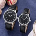 Trendy Pu Leather Wrist Watch Men Woman Couples Watches Clock Quartz Watch Daily Business Office Hand Jewelry Accessories Gift.
