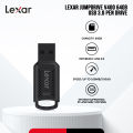 Lexar JumpDrive V400 64GB USB 3.0 Pen Drive with 256-bit AES Encryption - PC/Mac Compatible - Compact, stylish, and portable design. 