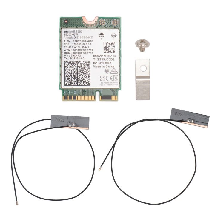 WiFi%207%20Card%202.4G%20574Mbps%205G%202400Mbps%206G%205800Mbps%20BT%205.4%20MU%20MIMO%20BE200NGW%20Network%20Card%20for%20Win%2010%2011%20Computer%20WiFi%207%20Card%20with%20Inbuilt%20Antenna%20-%20Image%202