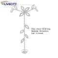 Beach Anklet Fine Workmanship Leaves Shape Ankle Bracelet with Toe Ring. 