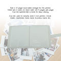 3 Inch 256 Pockets PU Leather Photo Album PU Leather Photo Album Picture Case Storage Collection Book for Camera. 