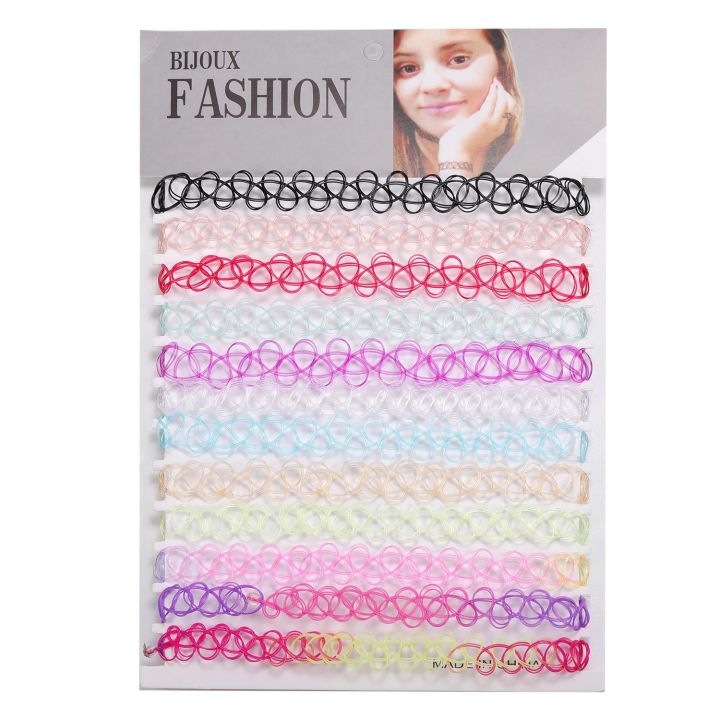ZS%2012Pcs%20Vintage%20Stretch%20Choker%20Necklace%20Lady%20Girl%20Tattoo%20Choker%20Necklace%20Punk%20Retro%20Gothic%20Elastic%20Necklaces%20for%20Women%20-%20Image%202