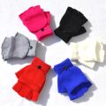 Half Finger Flip Gloves Winter with Finger Caps Knitted Fingerless Touchscreen Gloves for Men Women Finger Mittens Glove. 