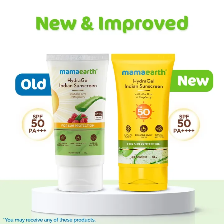mamaearth%20HydraGel%20Indian%20Sunscreen%20SPF%2050%20&%20PA++++,%20With%20Aloe%20Vera%20&%20Raspberry,%20for%20Sun%20Protection%20-%2050g%20%7C%20No%20White%20Cast%20%7C%20UVA%20&%20B%20Protection%20%7C%20Hydrating,%20Lightweight%20&%20Non-Sticky%20%7C%20For%20All%20Skin%20Types%20-%20Image%202