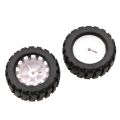 D-Axis 43MM Tracking Rubber Wheel for N20 Geared Motor (2 Pieces). 
