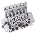 Chrome Electric Guitar Tremolo Bridge Kit Double Locking Systyem/78MM Between the 2 Studs Centers/Strings Through Saddle. 