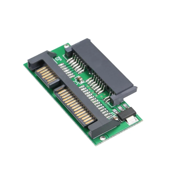HXSJ 1.8in Micro SATA to SATA 2.5 SSD Hard Drive Disk Adapter Card for Laptop Computer Converter Card with Built-in IC Chip