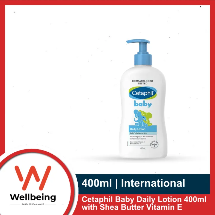 Cetaphil Baby Daily Lotion 400ml with Shea Butter Vitamin E