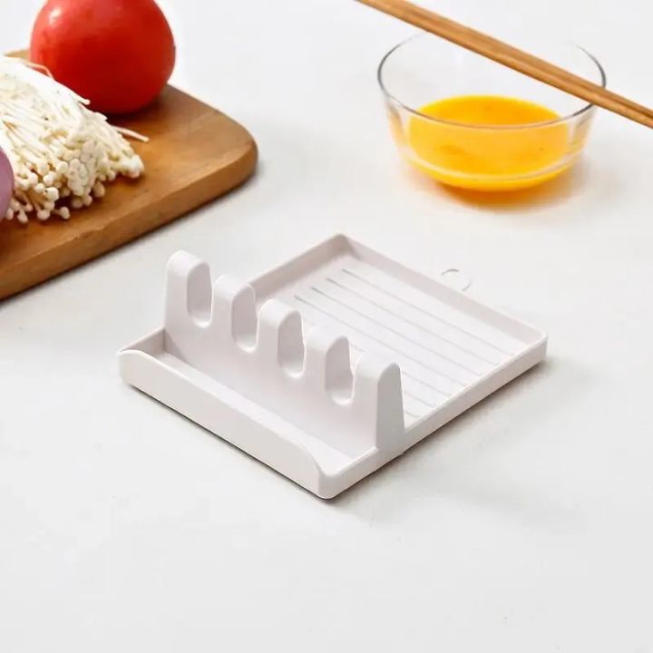 Kitchen%20Spoon%20Holders%20Fork%20Spatula%20Rack%20Shelf%20Organizer%20Plastic%20Spoon%20Rest%20Holder%20Non-slip%20Spoons%20Pad%20Kitchen%20Utensil%20-%20Image%205