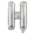 Alphabet Aluminum Foil Balloons Letters A-Z - SILVER.