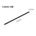 High Quality 4.0mm Mechanical Pencil Metal 2B/4B/6B/8B/10B Pencil Refill Automatic Pencil Drawing Writing Tool Sketch Comics Design Sketch Pencil Art Painting Supplies. 