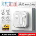 Original Headphones For Apple iPhone 14 Wired Bluetooth Earphones 13 12 11 Pro Max XR 7 8 6 6s Plus 3.5mm In-Ear Stereo Earbuds. 