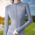 Running Jacket Fitness Exercises Clothing Workout Jacket Blue.