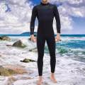 Diving Wetsuit Water Resistant Swimming Costume Thermal Full suits Swimsuits for Kayak S Male Black.
