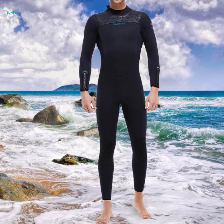 Diving%20Wetsuit%20Water%20Resistant%20Swimming%20Costume%20Thermal%20Full%20suits%20Swimsuits%20for%20Kayak%20S%20Male%20Black%20-%20Image%205