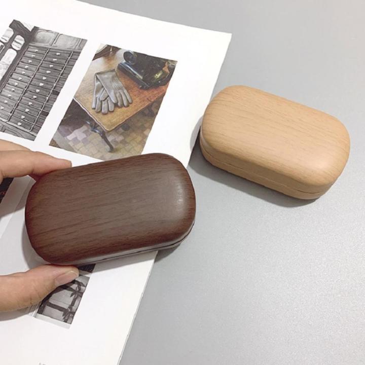 contact%20case%20for%20travel%20portable%20contact%20case%20with%20mirror%20rectangle,%20lovely%20and%20colorful,%20especially%20elegant%204-piece%20set%20Wood%20grain%20contact%20lens%20case%20compact%20eye%20-%20Image%205