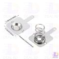 Metal Battery Spring Terminal Nickeling Plate Connector- 3Pair Holder Steel Contact Copper Wire Positive Negative Conversion Remote For AA AAA 18650 14500 Etc. Batteries. 