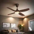 Qulik Windora 56" Decorative Energy Saving BLDC Remote Control Underlight Ceiling Fan (Dark Wood) | Q-6575-DW-UL | Free Delivery.