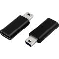 10Pcs USB C to Mini USB 2.0 Adapter for GoPro MP3 Players Dash Cam.