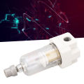 G1/4in Air Filter, Air Pressure Regulator Transparent Cup for Pneumatic Equipment. 