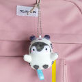 Japanese positive energy koi penguin plush doll small pendant bag hanging charm doll keychain doll. 
