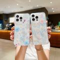For iPhone 14 Plus Fresh Small Floral Epoxy TPU Phone Case.