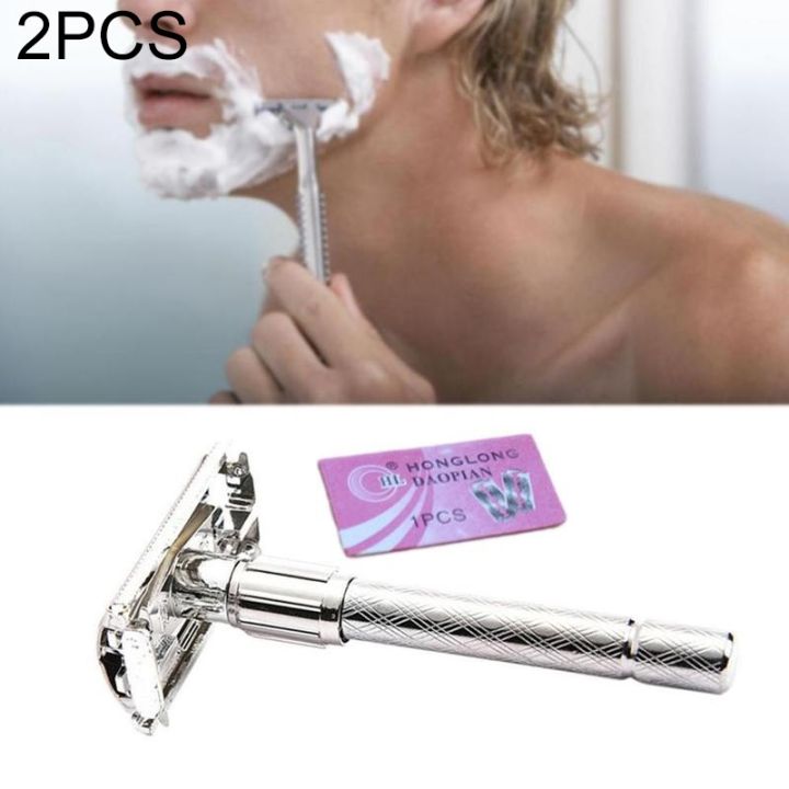 Adjustable Safety Classic Stainless Steel Razor Men Safety Double Edge ...