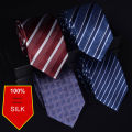 In Stock Tie Father's Day Gift Woven Tie 8 cm Yarn-Dyed Business Casual Tie Men's Wholesale.
