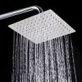 10/12 Inch 201/304 Stainless Steel Round Square Top Shower Head Ceiling Save Rain High Pressure For Bathtub The Bathroom System. 