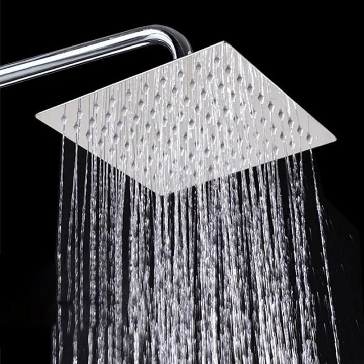 10/12%20Inch%20201/304%20Stainless%20Steel%20Round%20Square%20Top%20Shower%20Head%20Ceiling%20Save%20Rain%20High%20Pressure%20For%20Bathtub%20The%20Bathroom%20System%20-%20Image%202