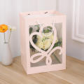 Gift Bag Transparent Window Valentine's Day Gift Anniversary Bag Wrapped Tissue. 