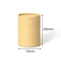 Accessories Multiple Sizes Packaging Boxes Kraft Paper Crafts Storage Box Cylindrical Cardboard Round Tube For Women Girls.