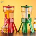 Beverage Dispenser with Stand and Lids 3L Cold Water Pitcher for BBQ Wedding. 
