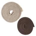 Self-Stick Felt Strip Roll for Surfaces (1/2 inch x 60 inch), Brown. 