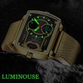 LIGE Watches For Men Luxury Gold Quartz Clock Sports Waterproof Steel Band Wrist Watch Quartz Clock Relogio Masculino.