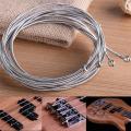 4 Pcs Stainless Steel Bass Strings Bass Guitar Parts Accessories Guitar String Silver Plated Gauge Bass Guitar Music Accessories.