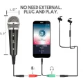 NASUM Condenser Microphone NASUM Portable Mini Recording Microphone 3.5mm Plug & Play Home Studio Microphones for Online Chatting/ Cellphone/ / Laptops/ YouTube -. 